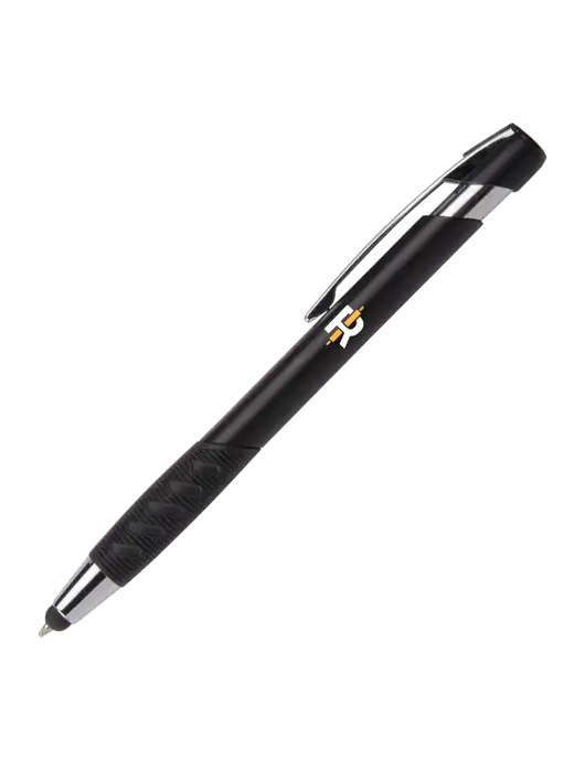 Alize Black Stylus Black Ink Pen w/Rise Baking Logo