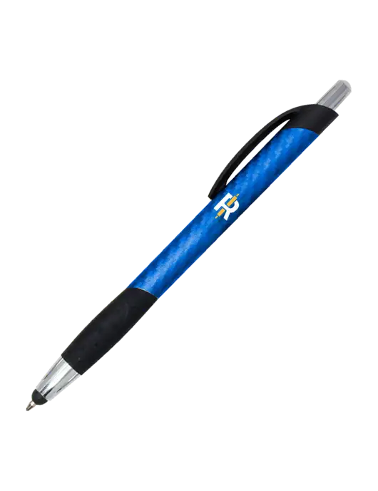 Sunray Blue Stylus Pen - Black Ink w/Rise Baking Logo