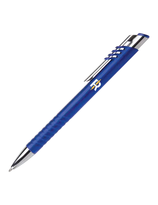 Schirhart Blue Pen - Black Ink w/Rise Baking Logo