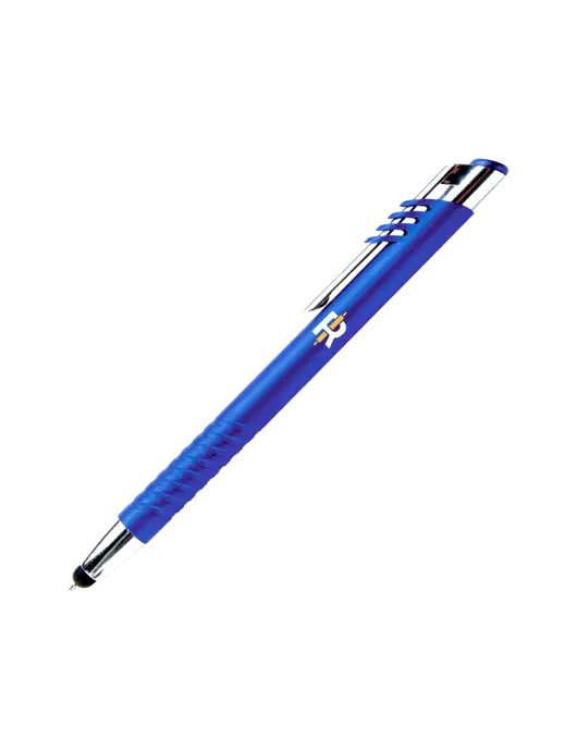 Schirhart Blue Stylus Pen - Blue Ink w/Rise Baking Logo