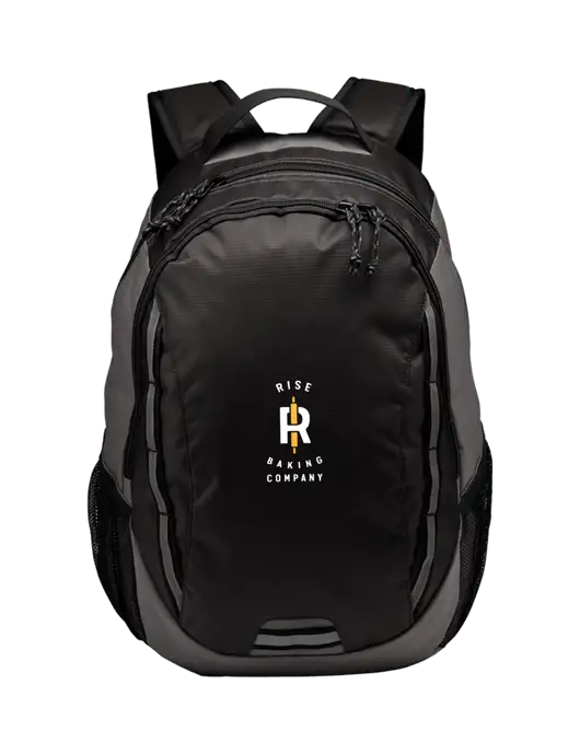 Ridge Charcoal/Dark Charcoal Laptop Backpack w/Rise Baking Logo