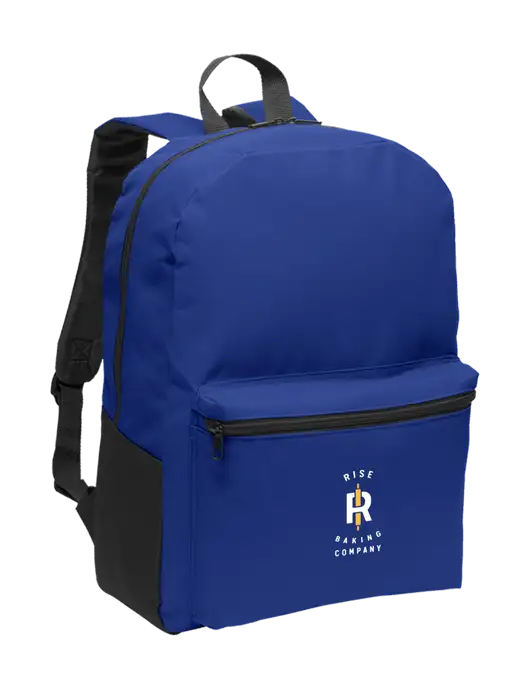 Casual Twilight Blue Lightweight Laptop Backpack w/Rise Baking Logo