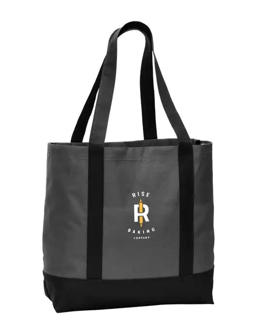 Carryall Charcoal/Black Day Tote Dark w/Rise Baking Logo