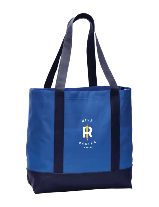Carryall Blue/Navy Day Tote Twilight w/Rise Baking Logo