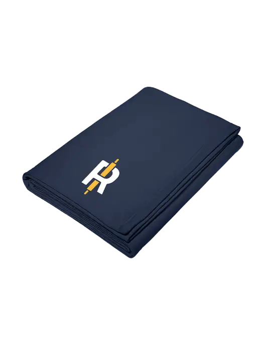 Core Navy Fleece Sweatshirt Blanket w/Rise Baking Logo