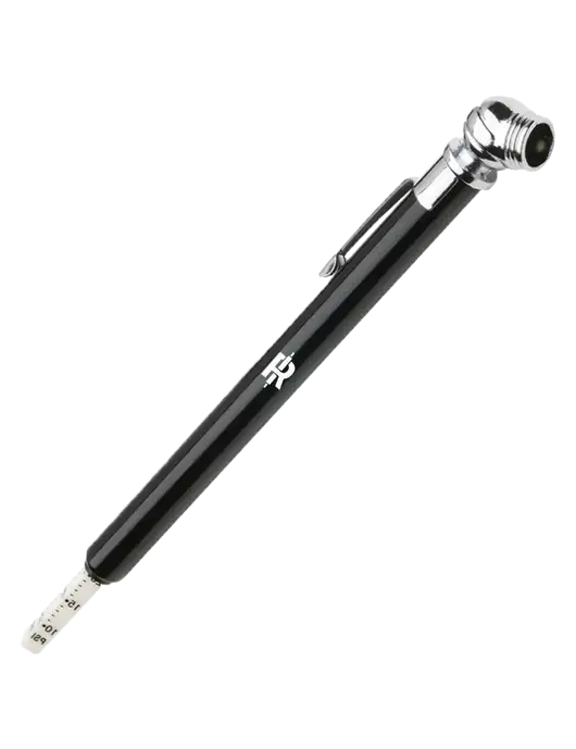 Quick View Black Tire Gauge w/Rise Baking Logo