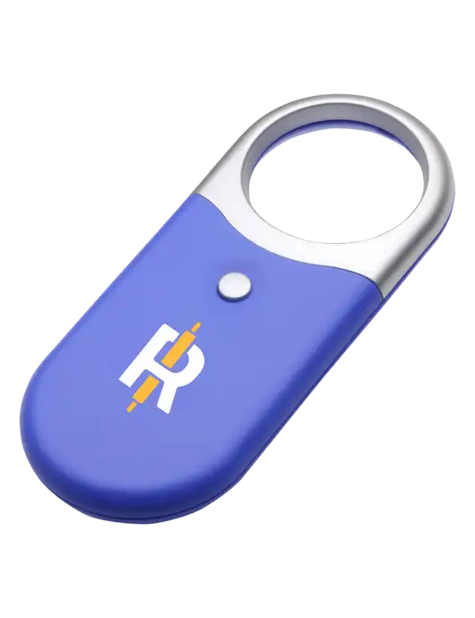 Compact Blue Magnifier Light w/Rise Baking Logo
