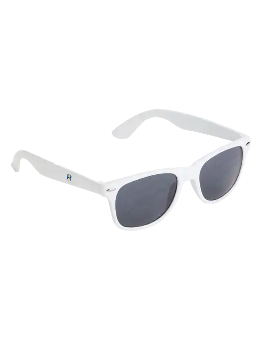 Daytona White Sunglasses w/Rise Baking Logo
