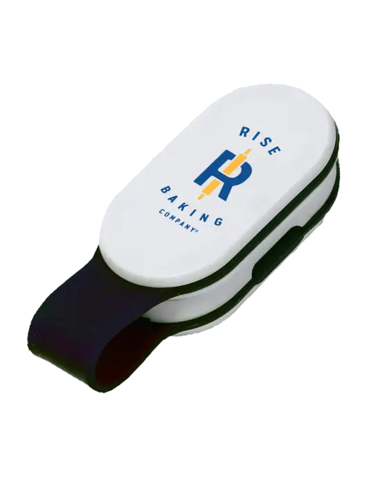 Magna Clip Black Personal Safety Light w/Rise Baking Logo