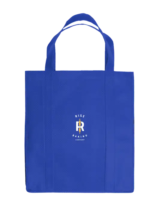 Eco Reusable Jumbo Royal Shopping Bag w/Rise Baking Logo