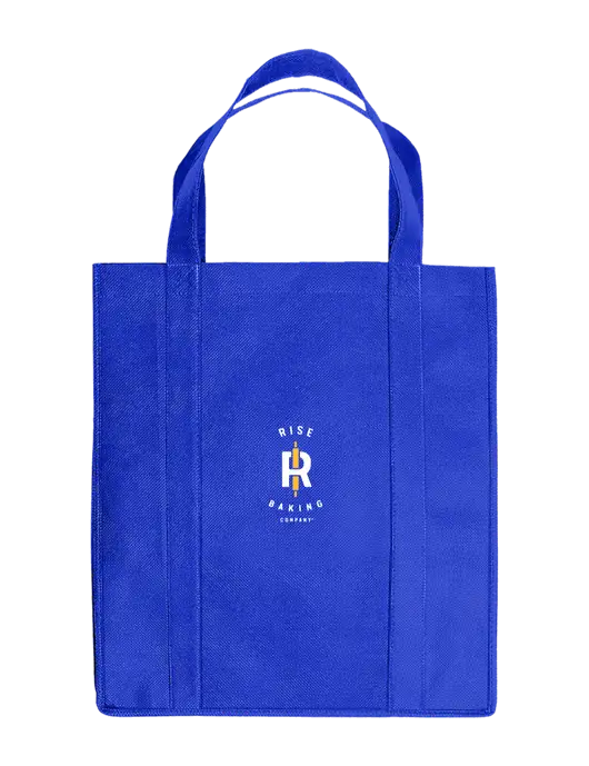 Eco Reusable Jumbo Royal Shopping Bag w/Rise Baking Logo