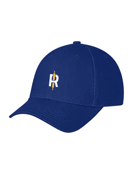 Royal Structured Soft Snap Closure Hook & Loop Cap w/Rise Baking Logo
