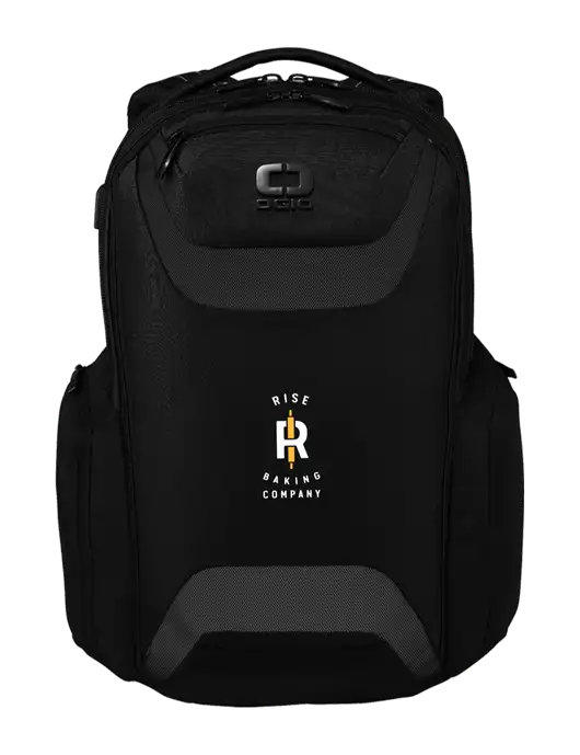 OGIO Black Charcoal Connected Pack w/Rise Baking Logo