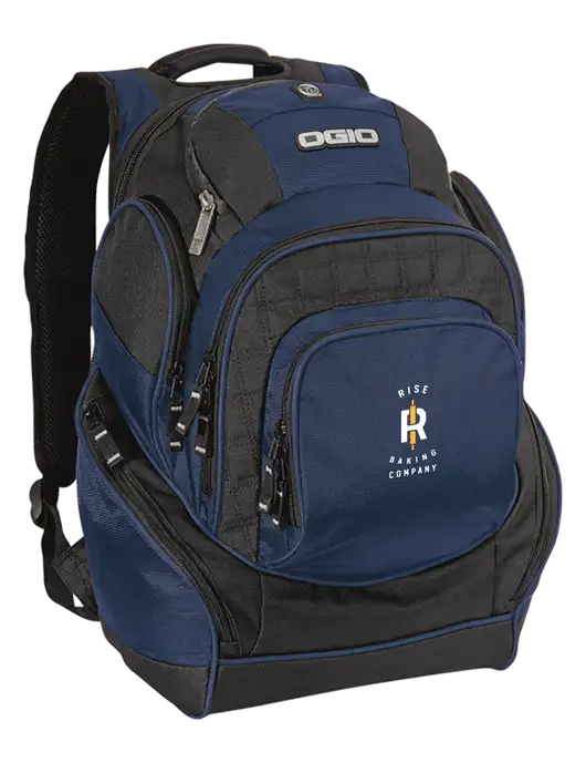 OGIO Navy Mastermind Pack w/Rise Baking Logo