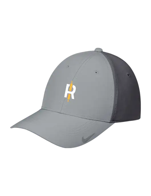 Nike Light Grey/Dark Grey Dri-FIT Legacy Cap w/Rise Baking Logo