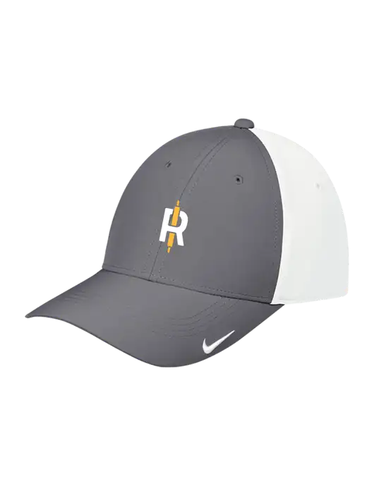 Nike Dark Grey/White Dri-FIT Legacy Cap w/Rise Baking Logo