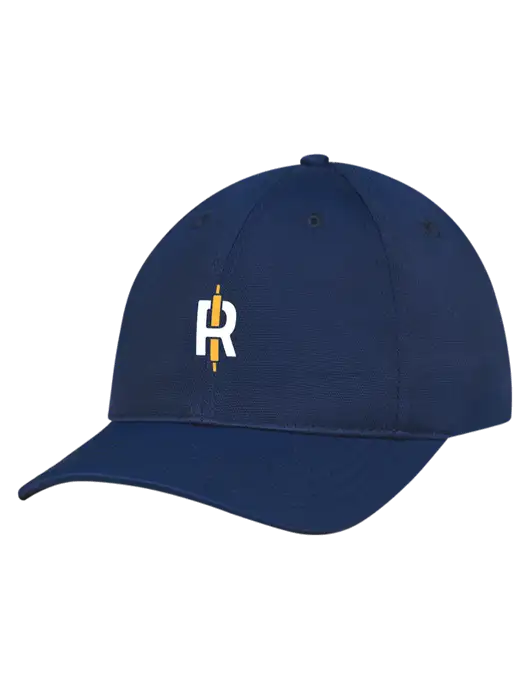 Navy Nylon Twill Performance Cap w/Rise Baking Logo