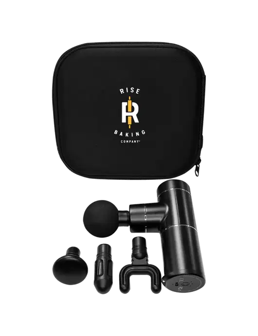 Muscle Revive Handled Massage Gun w/Rise Baking Logo