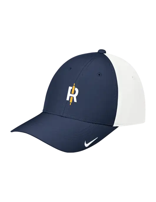 Nike Navy/White Dri-FIT Legacy Cap w/Rise Baking Logo