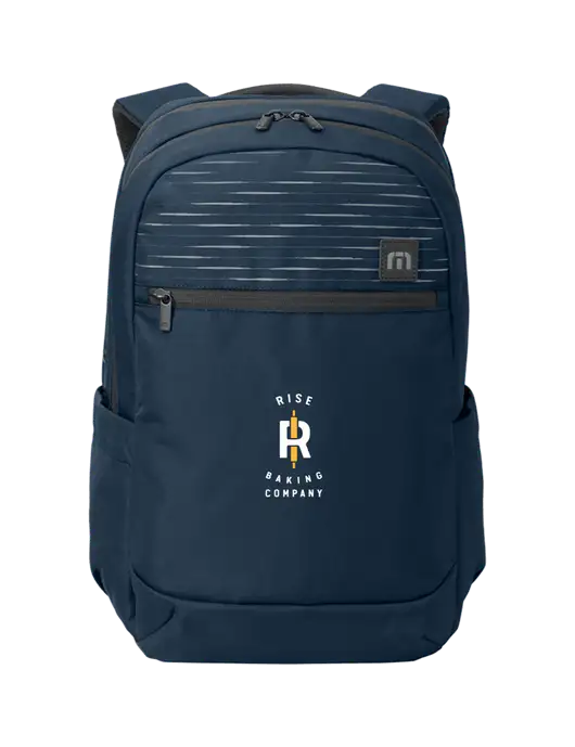 TravisMathew Navy Approach Backpack w/Rise Baking Logo