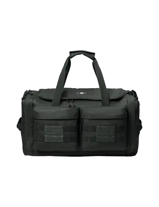 CornerStone Charcoal Grey Tactical Duffel w/Rise Baking Logo