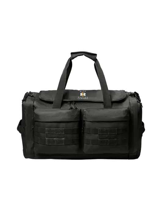 CornerStone Black Tactical Duffel w/Rise Baking Logo