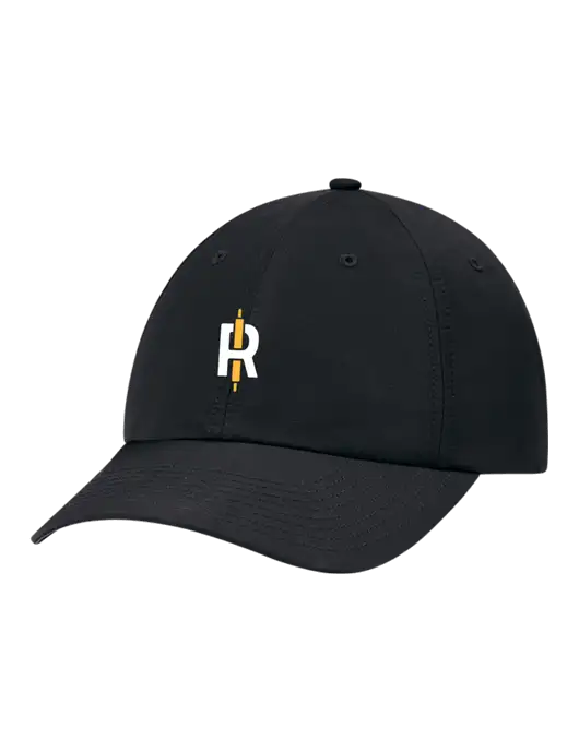 Richardson Relaxed Performance Lite Black Cap w/Rise Baking Logo