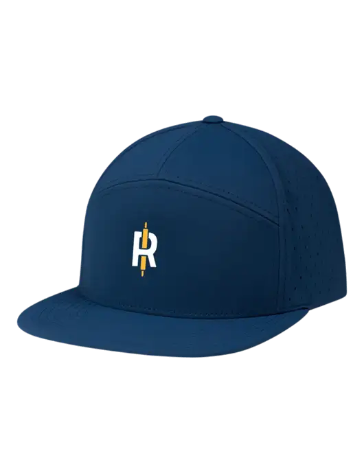Richardson Light Navy Cannon Cap w/Rise Baking Logo