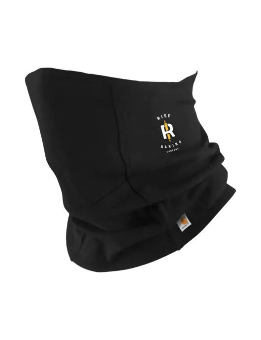 Carhartt Black Cotton Blend Filter Pocket Gaiter w/Rise Baking Logo