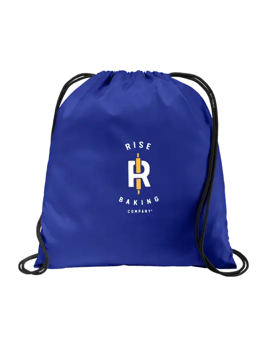 Drawstring  Royal Cinch Pack w/Rise Baking Logo
