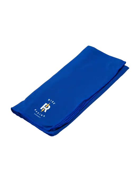 Eclipse Blue Copper Infused Cooling Towel w/Rise Baking Logo